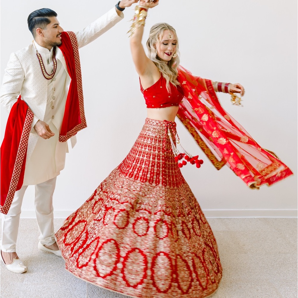 Indian wedding bridal lehenga (worn once)